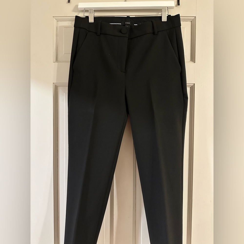 J. Crew Black Cameron Pant in Four Season Stretch 8 Petite New H6583 - Picture 6 of 12